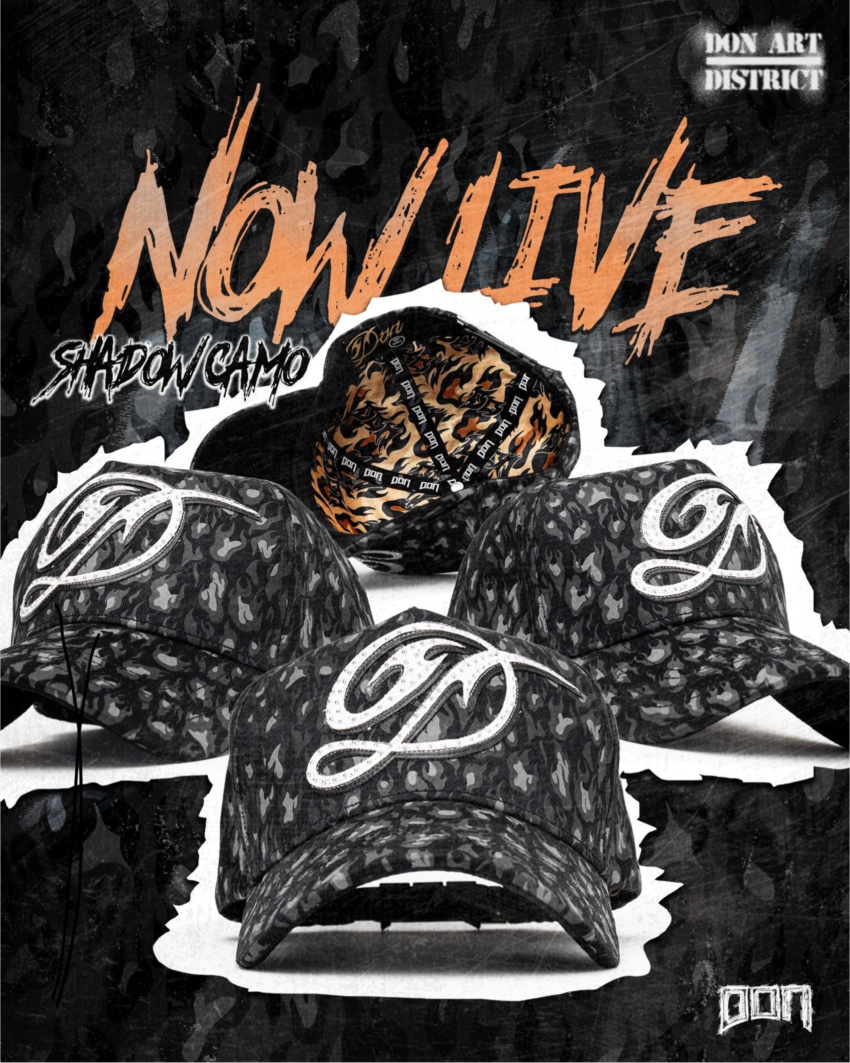 Don hats Shadow camo Full set